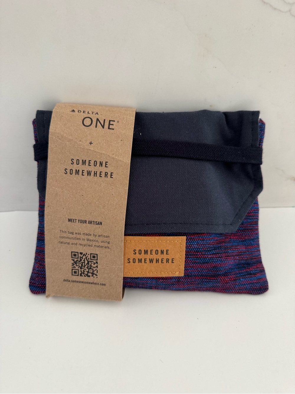 BRAND NEW: Delta Air Lines - Delta One Amenity Kit (Purple) - Someone Somewhere